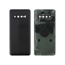 Achterglas zwart Galaxy S10+ (G975F) (zonder logo)