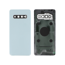 Achterglas wit Galaxy S10 (G973F) (zonder logo)