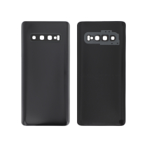Achterglas zwart Galaxy S10 (G973F) (zonder logo)