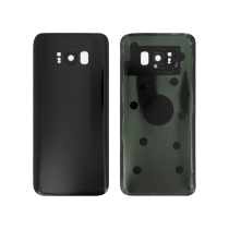 Achterglas zwart Galaxy S8+ (G955F) (zonder logo)