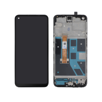 Compleet scherm OnePlus Nord N100 zwart (met frame)