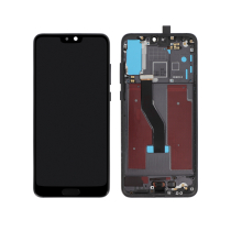 Compleet scherm zwart TFT Huawei P20 Pro (met frame)
