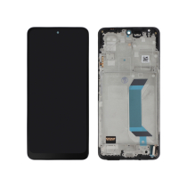 Compleet scherm zwart TFT Redmi Note 12 5G (met frame)