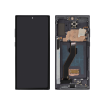 Compleet scherm zwart OLED Galaxy Note 10+ (N975F/N976B) (met frame)