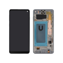 Compleet scherm LCD wit Galaxy S10 (G973F)