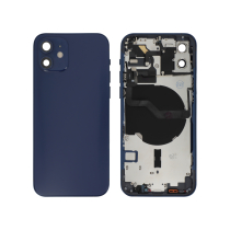 Complete behuizing blauw iPhone 12 (met MagSafe) (zonder logo)