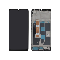 Compleet scherm zwart Oppo A16s (met frame) (ReLife)
