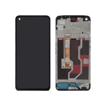 Compleet scherm zwart Oppo A96 (met frame) (ReLife)