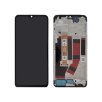 Compleet scherm zwart Oppo A57s (met frame) (ReLife)