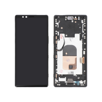 Compleet scherm zwart Xperia 1 (met frame) (ReLife)