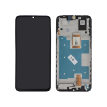 Compleet scherm zwart Honor X7a (met frame)
