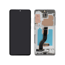 Compleet scherm wit Galaxy S20+ (G985F/G986B) (ReLife)