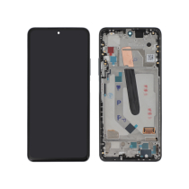 Compleet scherm zwart Xiaomi Mi 11i 5G (met frame) (ReLife)