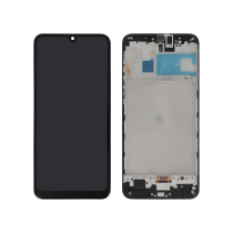 Compleet scherm zwart OLED Galaxy M31 (M315F) (met frame)