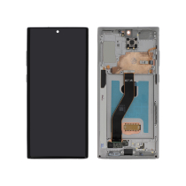 Compleet scherm zilver Galaxy Note 10+ (N975F) (met frame)