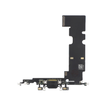 Laadconnector zwart iPhone 8 Plus