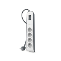 BELKIN stekkerdoos met overspanningsbeveiliging 4 stopcontacten (2m)