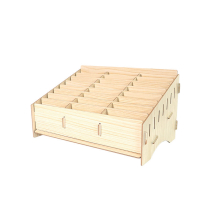 SUNSHINE SS-001C houten opbergrek voor 48 smartphones