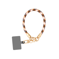 FAIRPLAY telefoonkoord kort 40cm TAMARA (bruin/rood)