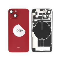 Compleet achterglas rood iPhone 14 (Pulled A)