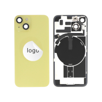Compleet achterglas geel iPhone 14 (Pulled A)