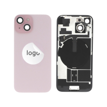 Compleet achterglas roze iPhone 15 (Pulled A)