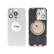 Achterglas wit titanium iPhone 15 Pro (Pulled B)