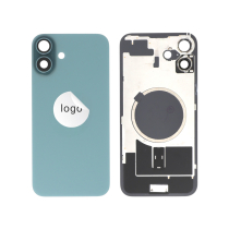 Achterglas groenblauw iPhone 16 Plus (Pulled B)