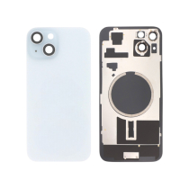 Achterglas blauw iPhone 15 Plus (met MagSafe) (zonder logo)