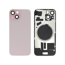 Achterglas roze iPhone 15 (met MagSafe) (zonder logo)