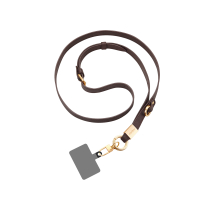 FAIRPLAY lange telefoonketting 120cm NOEMI (bruin)