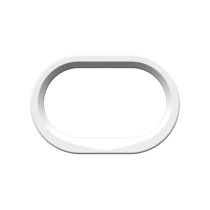 RHINOSHIELD camerarand voor beschermhoesje iPhone 16e (wit)