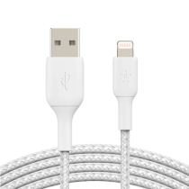BELKIN gevlochten kabel Lightning 3m (wit)