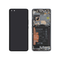 Compleet scherm zwart Honor Magic 4 Pro (geïntegreerde batterij)