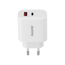 FAIRPLAY oplader 65W (USB-A + USB-C)
