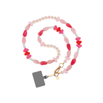 FAIRPLAY telefoonketting 100cm Thalia (roze)