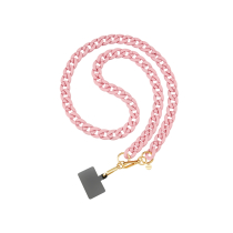 FAIRPLAY lange telefoonketting 120cm GIULIA (roze)