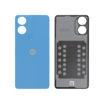 Achterglas satijnblauw Motorola Moto G04