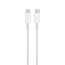 FAIRPLAY kabel 60W USB-C naar USB-C 1m (wit) (Bulk)