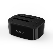 ORICO kloonstation 2 sleuven USB 3.0 voor HDD/SSD 2.5"/3.5" (6228US3-C-EU-BK)