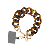 FAIRPLAY ketting kort 30cm Kera (luipaardmotief)