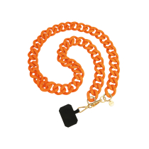 FAIRPLAY lange ketting 120cm SERAFINA (oranje)