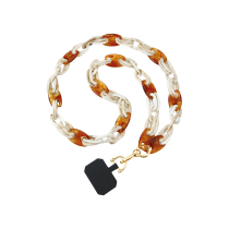 FAIRPLAY lange telefoonketting 120cm MILLA (amber)