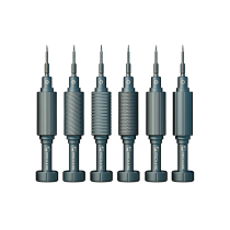 MECHANIC Mortar Mini set van 6 schroevendraaiers Pro
