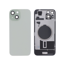 Compleet glas groen iPhone 15 Plus (met MagSafe) (zonder logo)