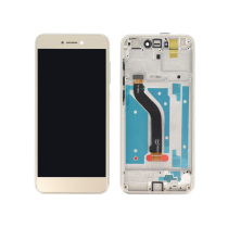Compleet scherm goud Huawei P8 Lite 2017/Honor 8 Lite (met frame)