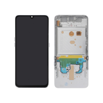 Compleet scherm zilver OLED Galaxy A80 (A805F) (met frame)