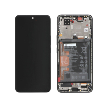 Compleet scherm zwart Honor 200 (geïntegreerde batterij)