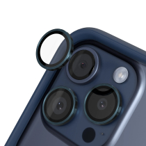 RHINOSHIELD camerabescherming iPhone 15 Pro/15 Pro Max (blauw)