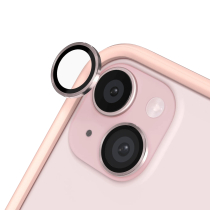 RHINOSHIELD camerabescherming iPhone 15/15 Plus (roze)